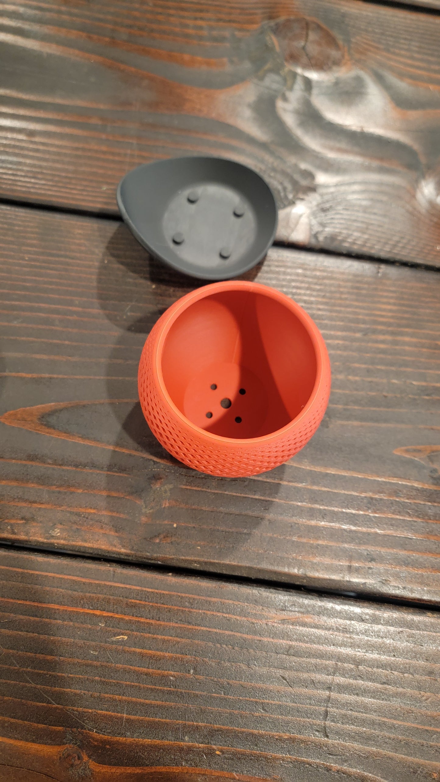 Geometric Planter with Drainage Tray