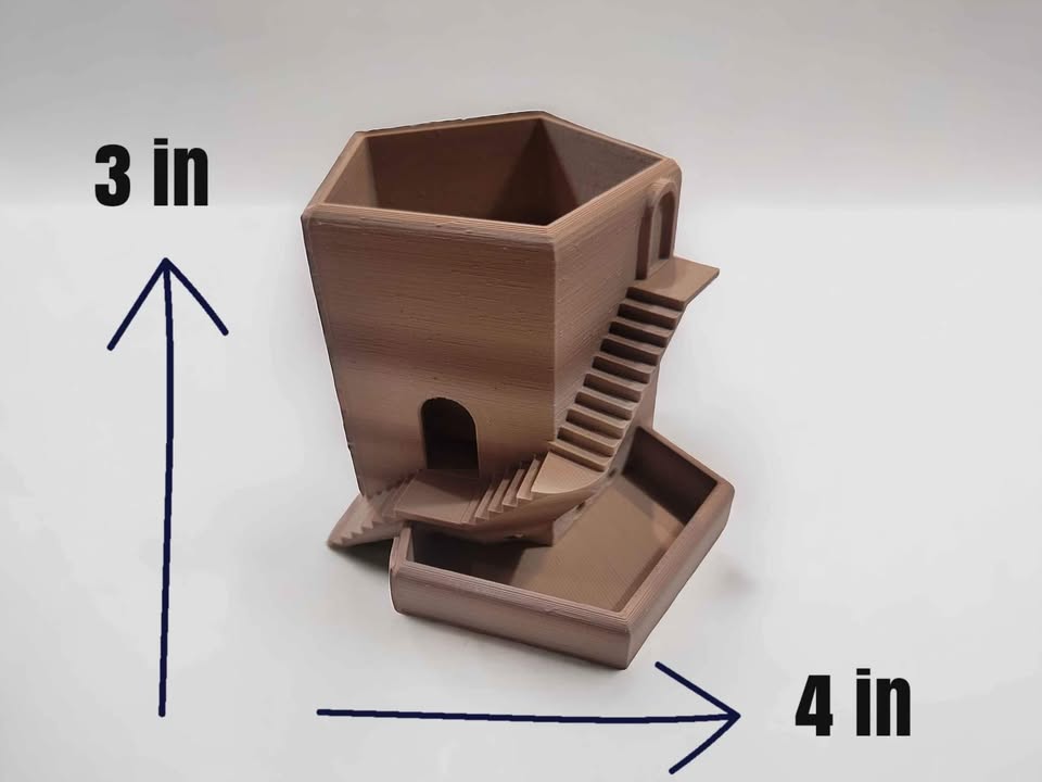 3D Printed Adobe Style House Planter