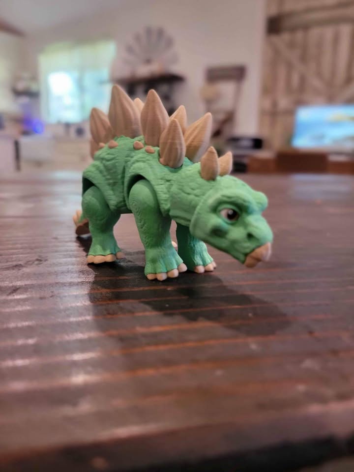Printed Articulated Dinosaurs