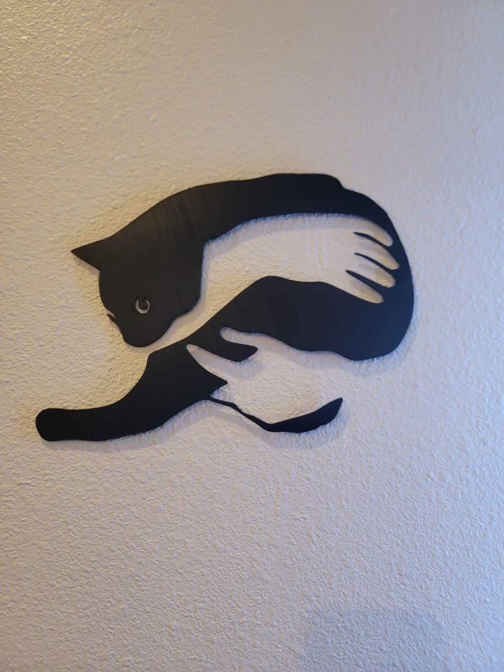 3d Printed Cat Wall Art