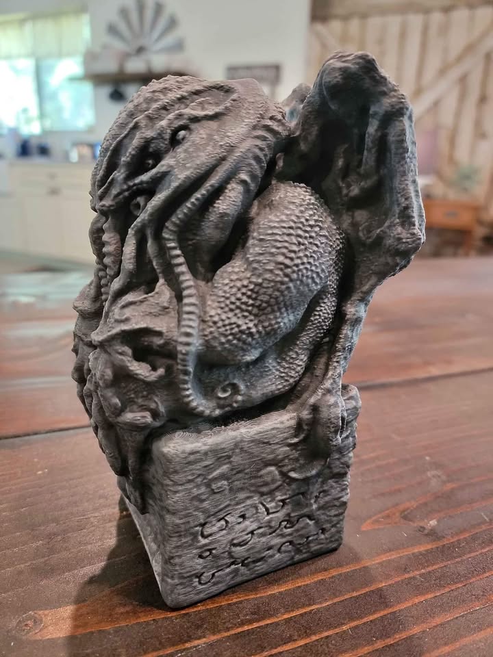 3d Printed Dice Tower - Cthulhu