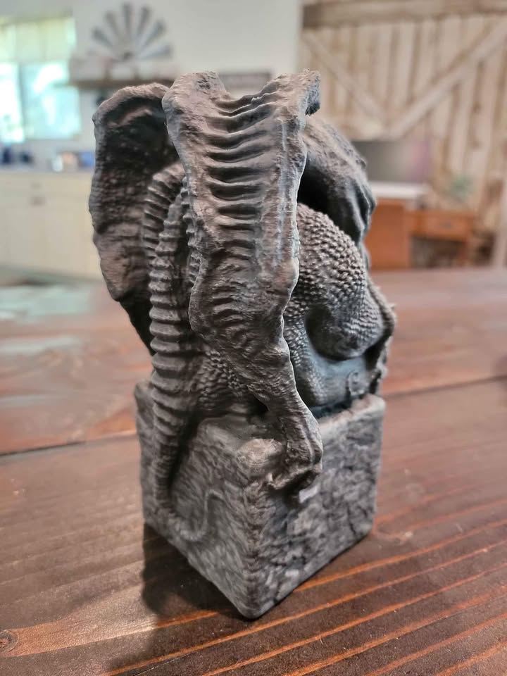 3d Printed Dice Tower - Cthulhu