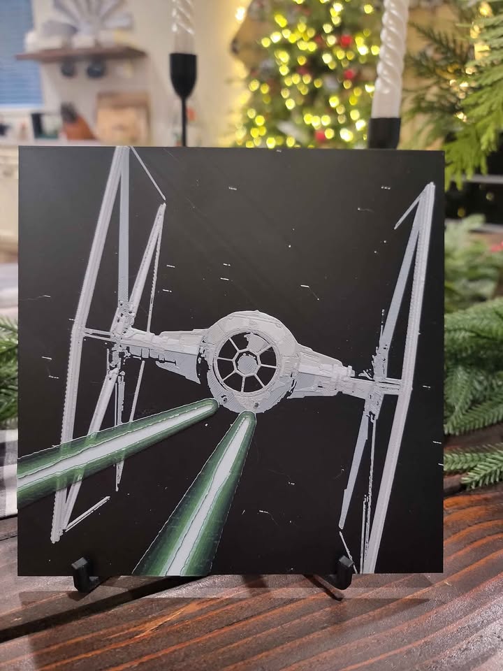 3D Printed Star Wars Paintings