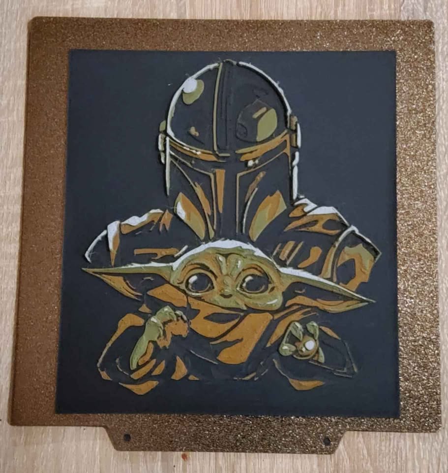 3D Printed Star Wars Paintings