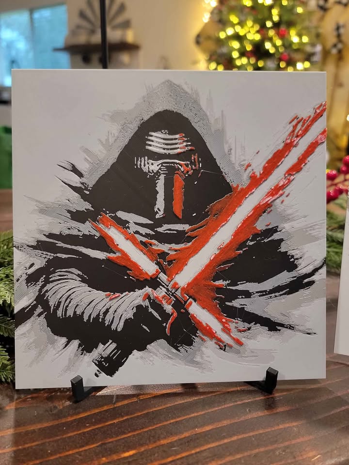 3D Printed Star Wars Paintings