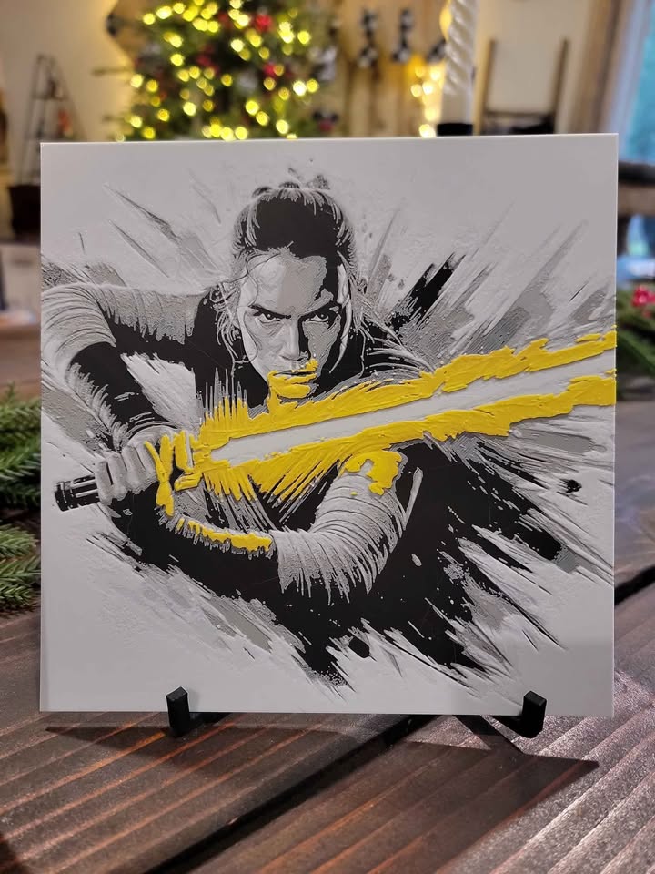 3D Printed Star Wars Paintings