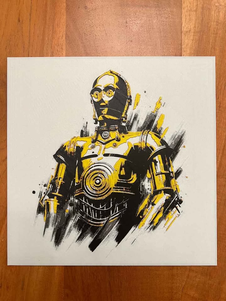 3D Printed Star Wars Paintings