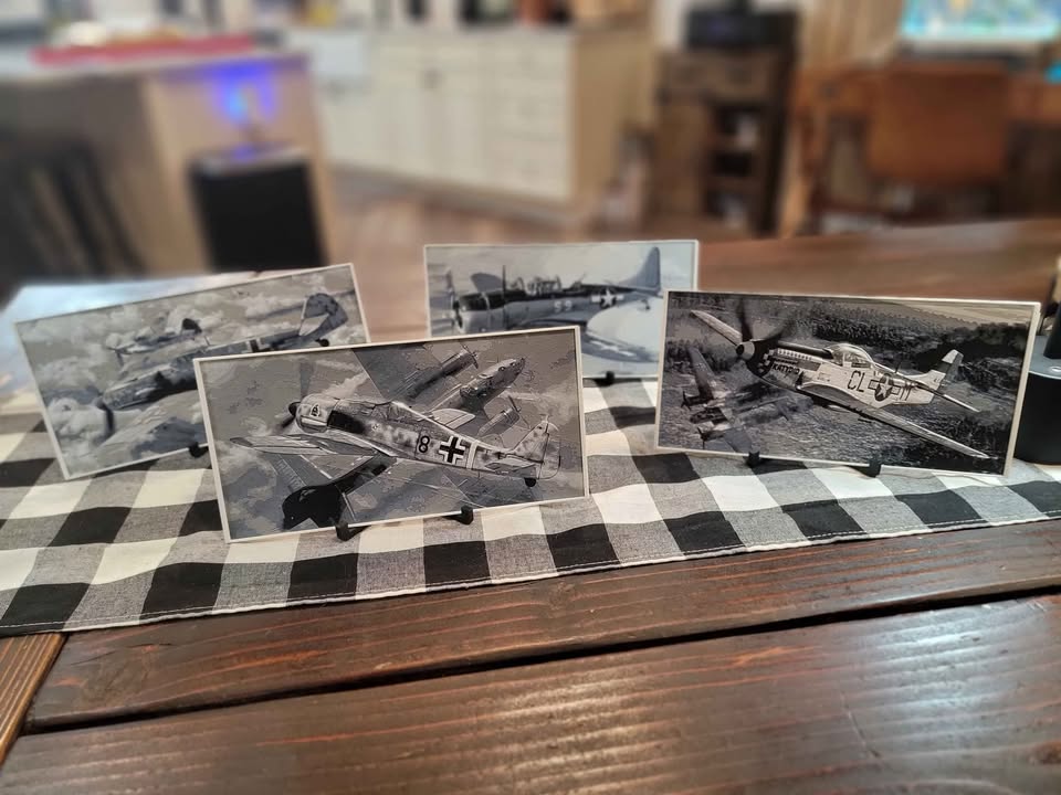 3d Printed WWII Plane Paintings