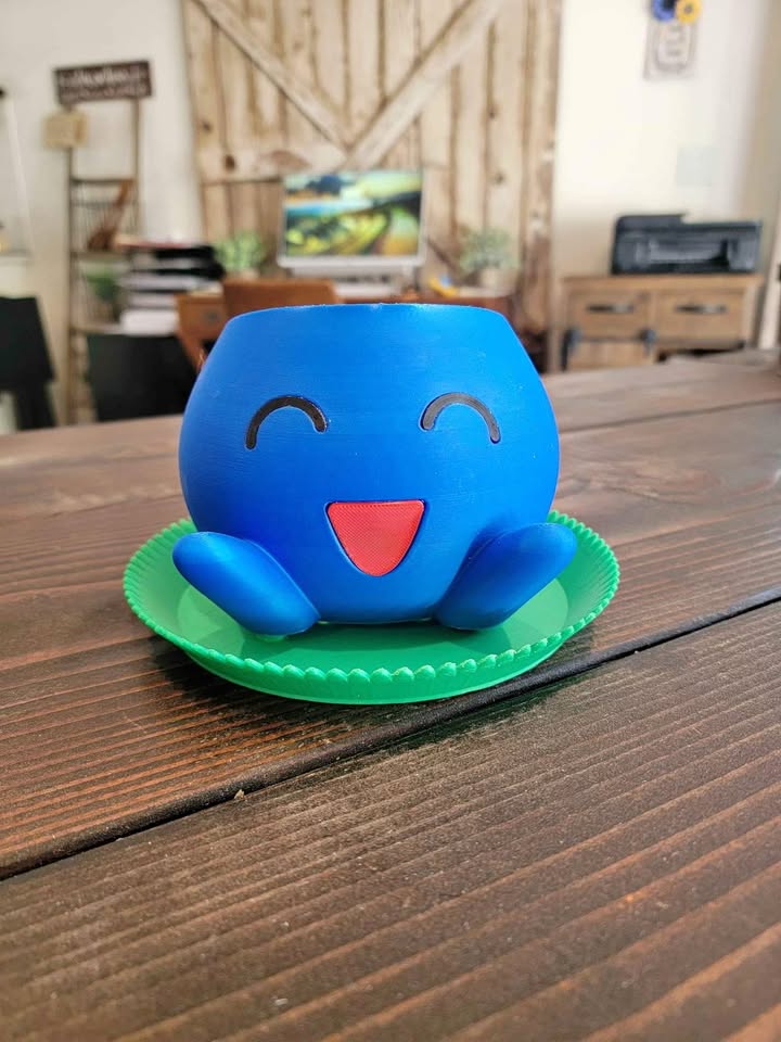 3d Printed Oddish Planter