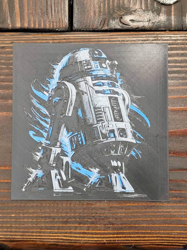 3D Printed Star Wars Paintings