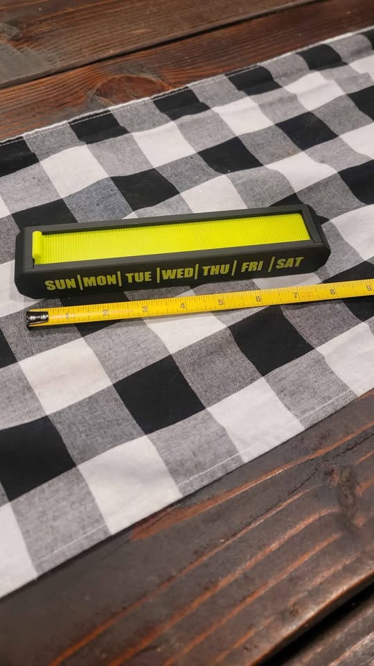 3d Printed Rolling Top Pill Organizer