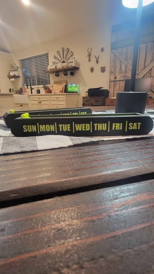 3d Printed Rolling Top Pill Organizer