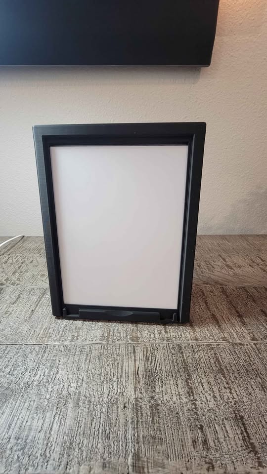 Lighted Lithopane Frame w/Picture