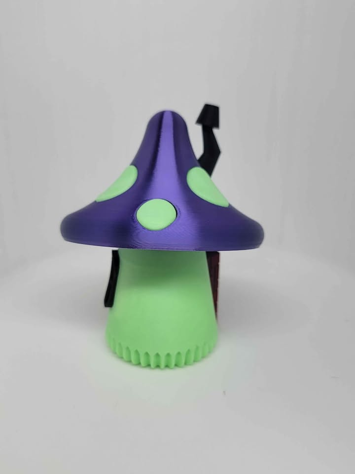Purple Mushroom House