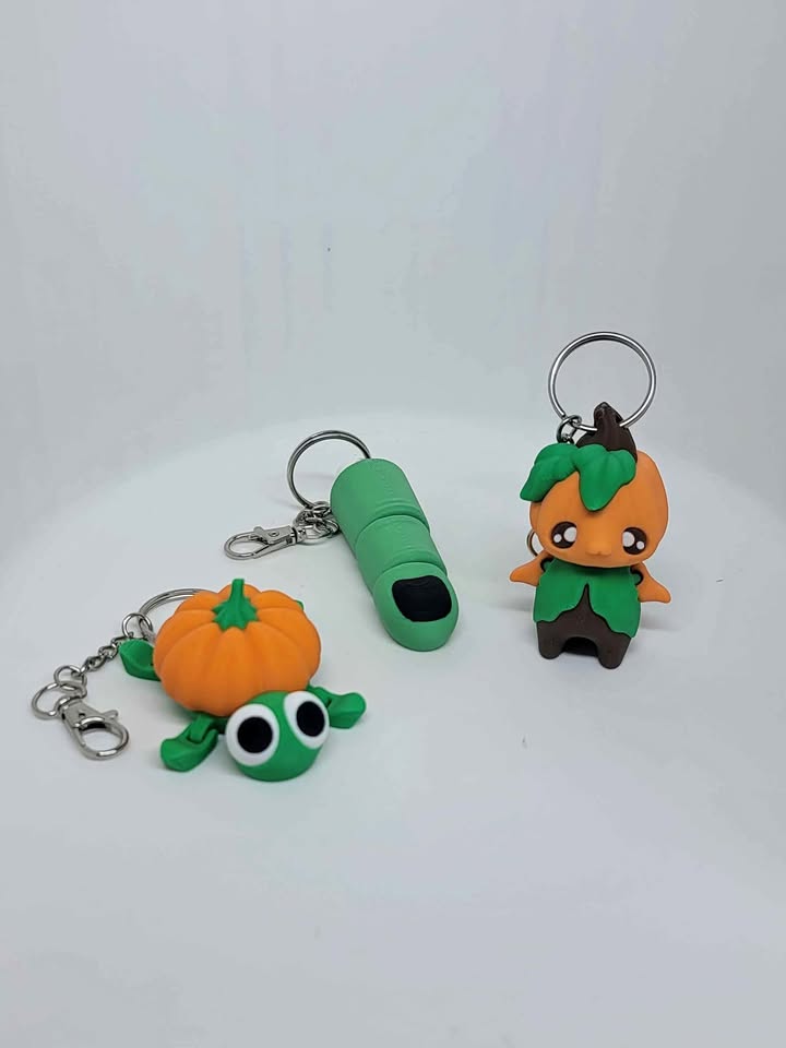 3d Printed Halloween Keychains