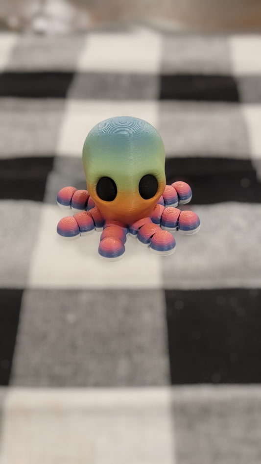 Rainbow Baby Octopus