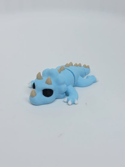 Light Blue Triceratops