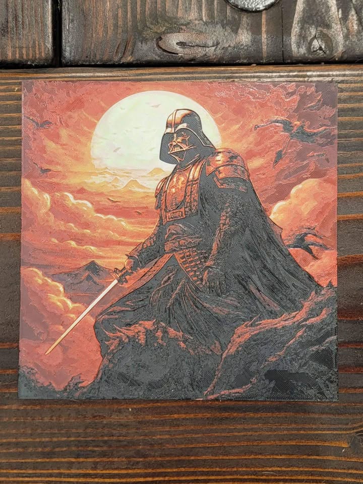 3D Printed Star Wars Paintings