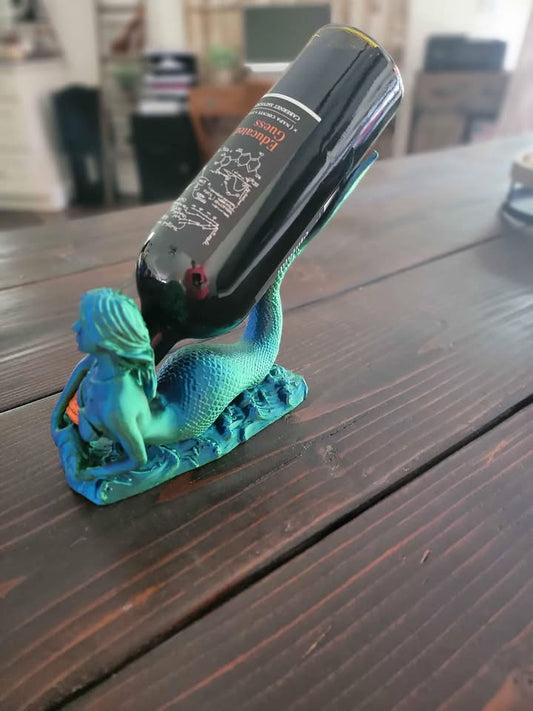 3d printed Mermaid Wine Holder