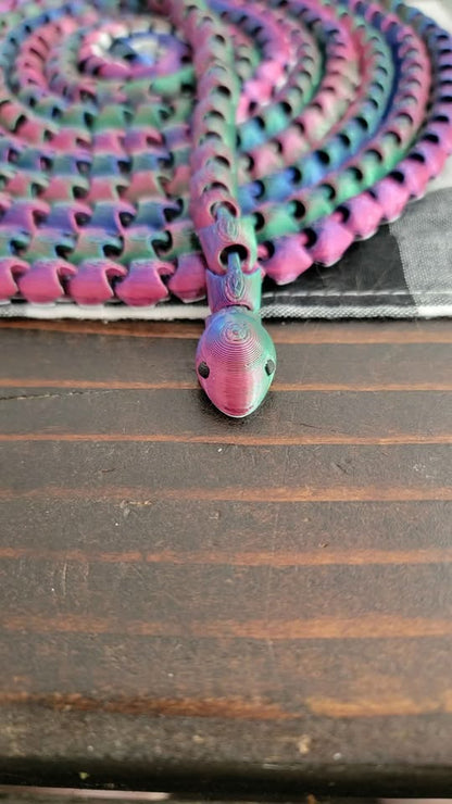11 Foot Slinky Snake with Egg