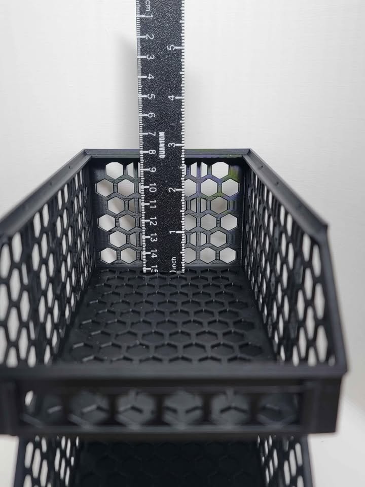 Hex-Style Stackable Storage Bins - Set of 2