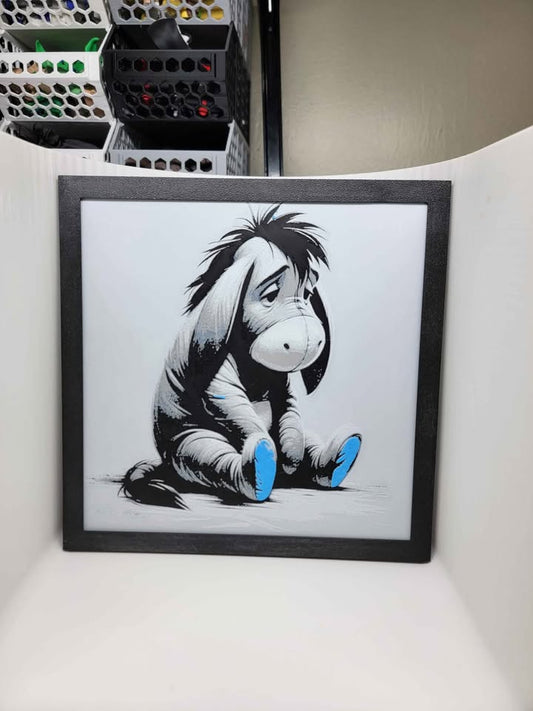 3D Printed Winnie the Pooh Character Paintings