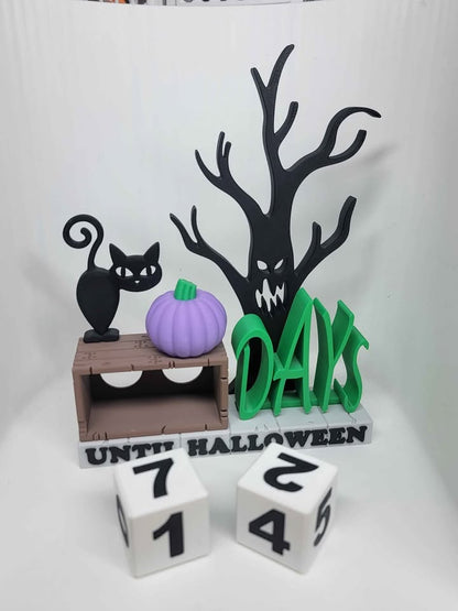 Halloween Countdown Scene Decor