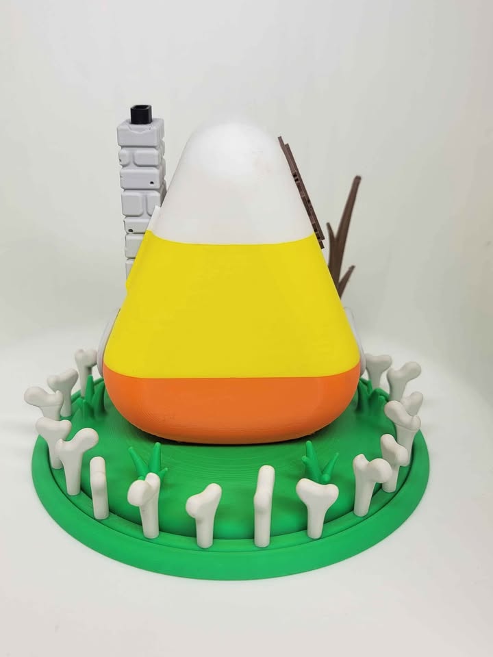 Haunted Candy Corn House