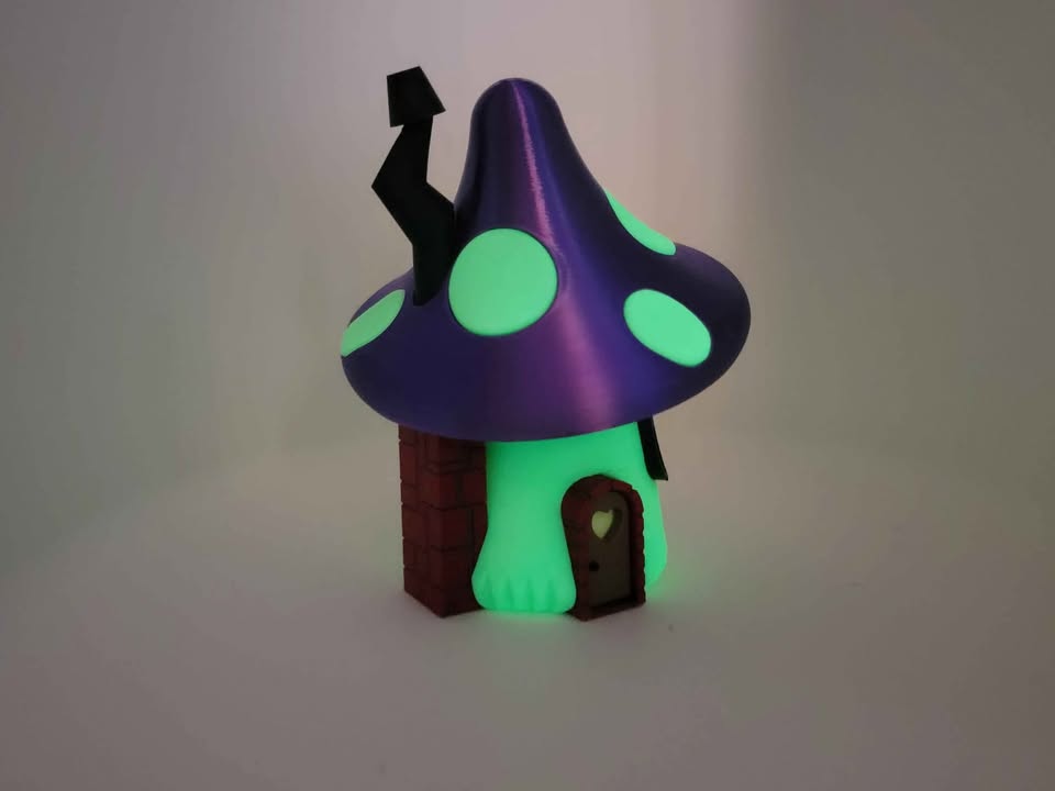 Purple Mushroom House