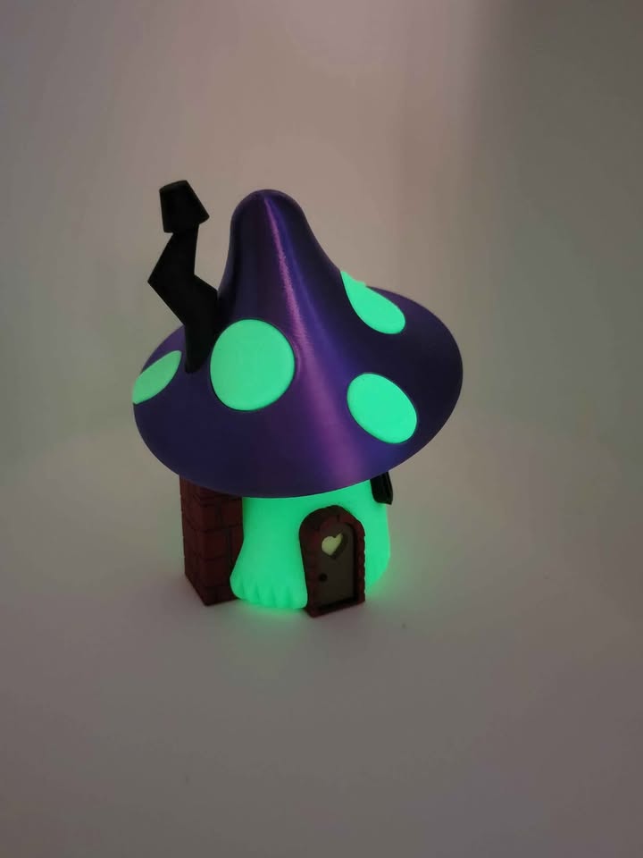 Purple Mushroom House