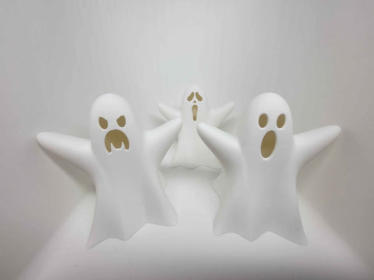 Light-Up Ghost Trio – Set of 3