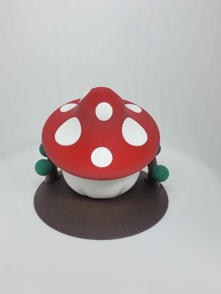 Glow-in-the-Dark Mushroom House