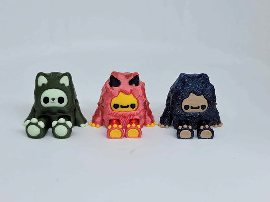 3D Printed Mini Yeti's