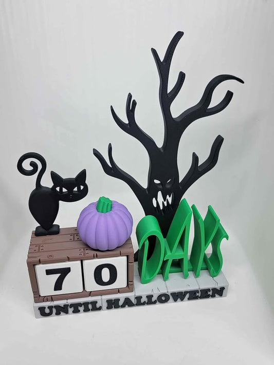 Halloween Countdown Scene Decor