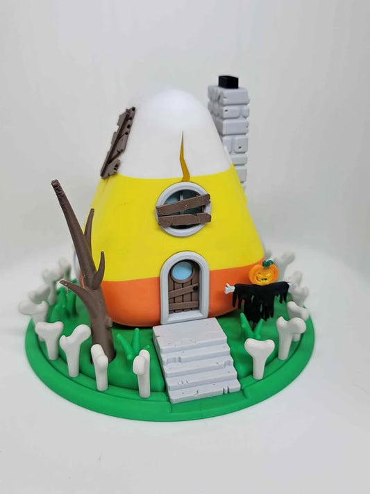Haunted Candy Corn House