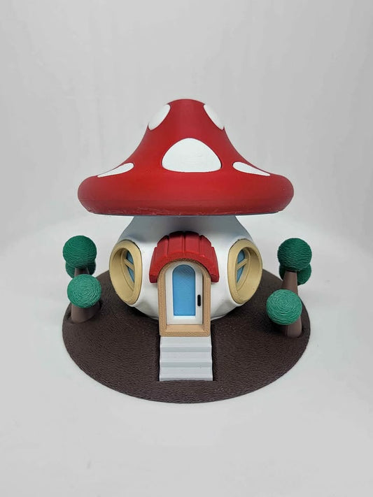 Glow-in-the-Dark Mushroom House