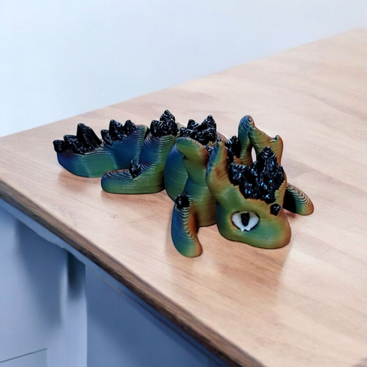 Blue-Green Crystal Dragon