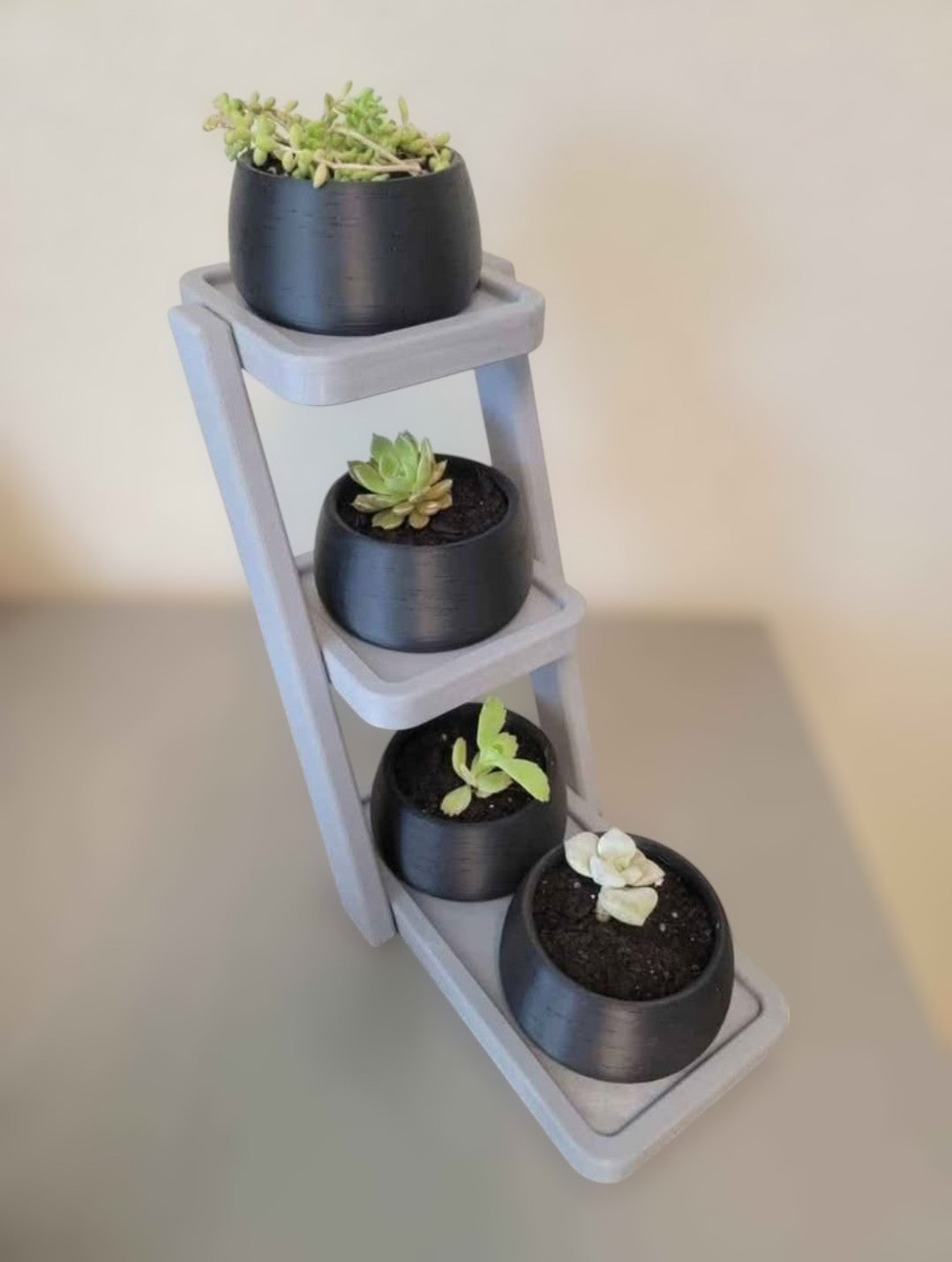 3-Tiered Succulent Planter - Bone