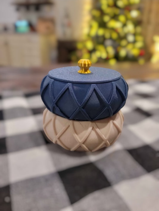 Stacked Jewelry or Trinket Box – Interchangeable Lid
