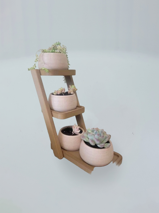3-Tiered Succulent Planter - Bone