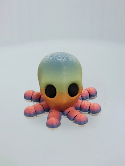 Rainbow Baby Octopus
